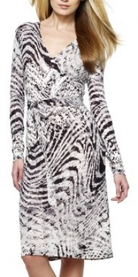 Jones New York Women's Long Sleeve Faux Wrap Dress Jones New York Women's Long Sleeve Faux Wrap Dress
