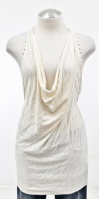 Ella Moss White Crochet Back Tank Top Ella Moss White Crochet Back Tank Top