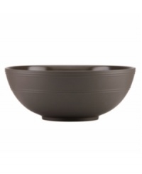 Elegance comes easy with the Fair Harbor serving bowl, a must for spaghetti or grilled chicken salad. Durable stoneware in a cool sky hue is half glazed, half matte and totally timeless. Elegance comes easy with the Fair Harbor serving bowl, a must for spaghetti or grilled chicken salad. Durable stoneware in a cool sky hue is half glazed, half matte and totally timeless.