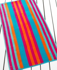 Bring along this classic Ralph by Ralph Lauren beach towel on your next Caribbean escape, featuring sumptuous stripes in a palette that incorporates the warm colors of the sun and the cool colors of the sea. Bring along this classic Ralph by Ralph Lauren beach towel on your next Caribbean escape, featuring sumptuous stripes in a palette that incorporates the warm colors of the sun and the cool colors of the sea.