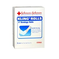 Johnson & Johnson Red Cross Rolled Gauze, 4 Inch x 2.1 Yards, 5 Count Johnson & Johnson Red Cross Rolled Gauze, 4 Inch x 2.1 Yards, 5 Count