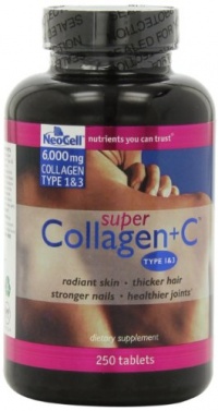 Neocell Super Collagen Type 1 and 3 plus Vitamin C Tablets, 250 Count Neocell Super Collagen Type 1 and 3 plus Vitamin C Tablets, 250 Count