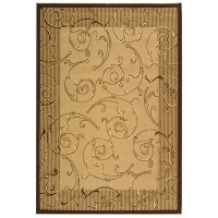 Safavieh CY2665-3001 Courtyard Collection Natural and Brown Indoor/Outdoor Area Rug, 9-Feet 2-Inch by 12-Feet 6-Inch Safavieh CY2665-3001 Courtyard Collection Natural and Brown Indoor/Outdoor Area Rug, 9-Feet 2-Inch by 12-Feet 6-Inch