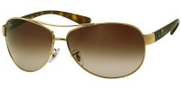 Ray Ban Sunglasses RB3386 001/13 Arista/Brown Gradient 63mm Ray Ban Sunglasses RB3386 001/13 Arista/Brown Gradient 63mm