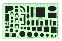 Timely Template 132T Furniture Template - 1/4 Inch Timely Template 132T Furniture Template - 1/4 Inch