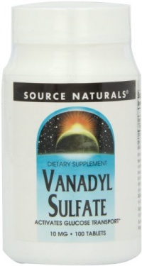 Source Naturals Vanadyl Sulfate 10mg, 100 Tablets