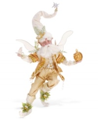 Give your home the golden touch with a new Mark Roberts fairy. A metallic suit, glittering wings and flexible features that allow for easy positioning make this large figurine a vision of whimsical splendor. Give your home the golden touch with a new Mark Roberts fairy. A metallic suit, glittering wings and flexible features that allow for easy positioning make this large figurine a vision of whimsical splendor.