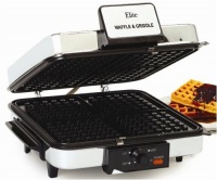 Maxi-Matic EBG-980 Elite Cuisine 1200-Watt Waffle and Breakfast Grill with Temperature Control, Chrome Maxi-Matic EBG-980 Elite Cuisine 1200-Watt Waffle and Breakfast Grill with Temperature Control, Chrome