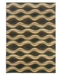 Truly a vibrant tale of color, the Odyssey area rug from Sphinx is cross-woven of 36 different colors which gives its wave pattern incredible depth and textural interest. Intricately woven of pure polypropylene for exquisite strength and softness. Truly a vibrant tale of color, the Odyssey area rug from Sphinx is cross-woven of 36 different colors which gives its wave pattern incredible depth and textural interest. Intricately woven of pure polypropylene for exquisite strength and softness.