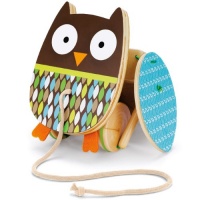 Skip Hop Treetop Friends Flapping Owl Pull Toy