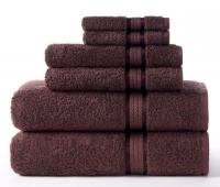 Ultra Soft Oversized Chocolate Bath Towel 30x54 by Cotton Craft - 100% Pure Luxury 650 gram Cotton with Rayon band - Oversized Large Crisp and Highly Absorbent ideal for every day use - Other Sizes - Hand Towels 16x28, Wash Cloths 12x12, Tub Mat 20x34 - C