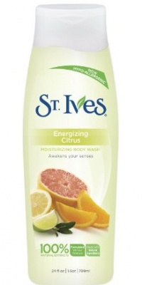 St. Ives Body Wash Energizing Citrus, 24 Ounce (Pack of 2)