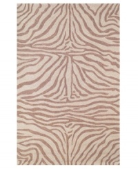 Venture outdoors with this chic area rug, displaying a classic zebra-print design. Hand-hooked of a durable polypropylene-acrylic blend, the Promenade rug can go virtually anywhere! Give some life to your outdoor patio or add some intrigue to your fashion-forward family room. Venture outdoors with this chic area rug, displaying a classic zebra-print design. Hand-hooked of a durable polypropylene-acrylic blend, the Promenade rug can go virtually anywhere! Give some life to your outdoor patio or add some intrigue to your fashion-forward family room.