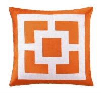 Trina Turk Down-Filled Pillow, Palm Springs Blocks, Orange, 20 by 20-Inches Trina Turk Down-Filled Pillow, Palm Springs Blocks, Orange, 20 by 20-Inches
