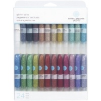 Martha Stewart Crafts Glitter Glue Set, 24 Per Pack Martha Stewart Crafts Glitter Glue Set, 24 Per Pack