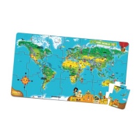 LeapFrog Tag World Map Jumbo Puzzle