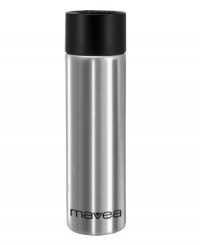 Stay hydrated-keep this durable stainless steel water bottle by your side and feel the benefits of feeding your body and brain with nourishing water. The detachable mouthpiece makes this bottle convenient to fill and clean, while also making it spill-proof for grabbing quick sips without any dribbling down your chin. Stay hydrated-keep this durable stainless steel water bottle by your side and feel the benefits of feeding your body and brain with nourishing water. The detachable mouthpiece makes this bottle convenient to fill and clean, while also making it spill-proof for grabbing quick sips without any dribbling down your chin.