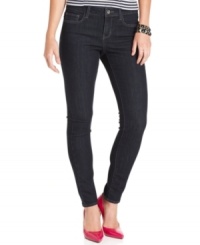Jeans meet leggings in this must-have jeggings look from DKNY Jeans. They're just the thing to pair with tunics, button-downs or chunky sweaters. Jeans meet leggings in this must-have jeggings look from DKNY Jeans. They're just the thing to pair with tunics, button-downs or chunky sweaters.