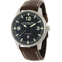 Stuhrling Original Men's 129XL.3315K1 Aviator Tuskegee Warhawk Automatic Date Black Watch Stuhrling Original Men's 129XL.3315K1 Aviator Tuskegee Warhawk Automatic Date Black Watch