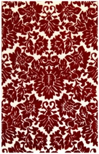 Structure Fenway Dark Red/Beige Rug Rug Size: 5' x 8' Structure Fenway Dark Red/Beige Rug Rug Size: 5' x 8'