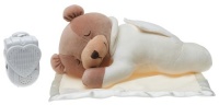 Prince Lionheart Original Slumber Bear with Silkie Blanket , Cream Prince Lionheart Original Slumber Bear with Silkie Blanket , Cream