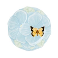 Lenox Butterfly Meadow Figural Flower Canape Plate Lenox Butterfly Meadow Figural Flower Canape Plate