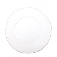 VIETRI LASTRA White European Dinner Plate VIETRI LASTRA White European Dinner Plate