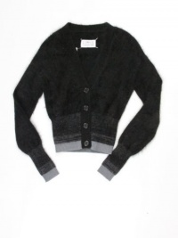Maison Martin Margiela womens angora v neck cardigan sweater Maison Martin Margiela womens angora v neck cardigan sweater