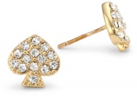 Kate Spade New York Signature Spade Crystal Spade Studs Kate Spade New York Signature Spade Crystal Spade Studs