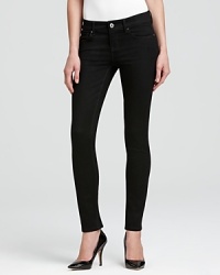 A shortcut to city chic, these Isaac Mizrahi Jeans accentuate a skinny silhouette with a saturated black wash for a sleek finish. A shortcut to city chic, these Isaac Mizrahi Jeans accentuate a skinny silhouette with a saturated black wash for a sleek finish.