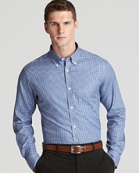 A checked shirt expresses your discerning taste and respect for tradition, whether you're at the clubhouse discussing the break on 16 or watching the Masters from the comfort of your home. A checked shirt expresses your discerning taste and respect for tradition, whether you're at the clubhouse discussing the break on 16 or watching the Masters from the comfort of your home.