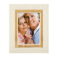 Lenox Portrait Gallery 50th Anniversary Luxury Frame, 5 by 7-Inch Lenox Portrait Gallery 50th Anniversary Luxury Frame, 5 by 7-Inch