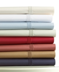 Wake up in luxury every morning with this Carlisle fitted sheet from Lauren Ralph Lauren. Features 700-thread count cotton sateen with a triple Baratta stitch along the hem. Choose from hues that range from light to dark. Wake up in luxury every morning with this Carlisle fitted sheet from Lauren Ralph Lauren. Features 700-thread count cotton sateen with a triple Baratta stitch along the hem. Choose from hues that range from light to dark.