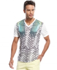 Inspired by the colors and surroundings of Brazil, this t-shirt with parrot graphic from INC International Concepts is a cool way to change up your summer style. Inspired by the colors and surroundings of Brazil, this t-shirt with parrot graphic from INC International Concepts is a cool way to change up your summer style.