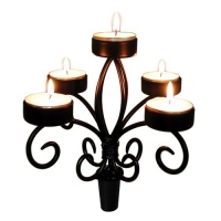 True Fabrications Wine Bottle Candelabra True Fabrications Wine Bottle Candelabra