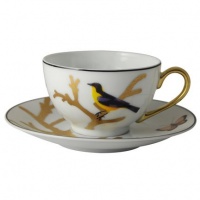 Bernardaud Aux Oiseaux Tea Saucer Bernardaud Aux Oiseaux Tea Saucer