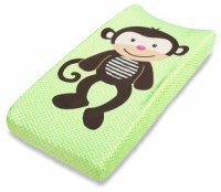 Summer Infant Plush Pals Changing Pad Cover, Green/Brown (Monkey) Summer Infant Plush Pals Changing Pad Cover, Green/Brown (Monkey)