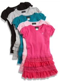 GUESS Kids Girls Little Girl Sweater-Dress, GREY (6X) GUESS Kids Girls Little Girl Sweater-Dress, GREY (6X)