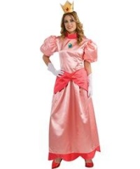 Super Mario Brothers Deluxe Princess Peach Costume Super Mario Brothers Deluxe Princess Peach Costume