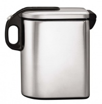 simplehuman Medium Slim Canister, Fingerprint-Proof Stainless Steel simplehuman Medium Slim Canister, Fingerprint-Proof Stainless Steel