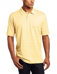 Van Heusen Men's Short Sleeve Printed Windowpane Polo Van Heusen Men's Short Sleeve Printed Windowpane Polo