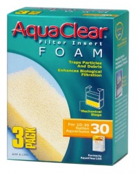 Aquaclear 30-Gallon Foam Inserts, 3-Pack Aquaclear 30-Gallon Foam Inserts, 3-Pack