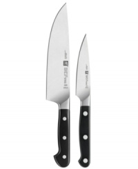 Sigma-forged, incredibly hard, yet flexible, blades step up to every task at hand with the confidence of a professional. Cut into kitchen prep with sharper, longer-lasting blades that offer incredible precision and comfort due to specially arched bolsters and thumb grips designed by architect Matteo Thun. Lifetime warranty. Sigma-forged, incredibly hard, yet flexible, blades step up to every task at hand with the confidence of a professional. Cut into kitchen prep with sharper, longer-lasting blades that offer incredible precision and comfort due to specially arched bolsters and thumb grips designed by architect Matteo Thun. Lifetime warranty.