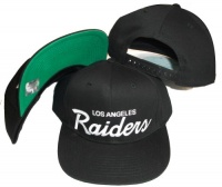 Los Angeles Raiders Black Plastic Snapback Adjustable Plastic Snap Back Hat / Cap Los Angeles Raiders Black Plastic Snapback Adjustable Plastic Snap Back Hat / Cap