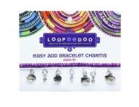 Loopdedoo Easy Add Bracelet Charms - Laugh Sing Live Play Loopdedoo Easy Add Bracelet Charms - Laugh Sing Live Play