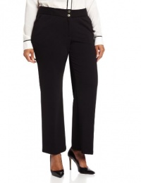 Calvin Klein Women's Plus-Size Ponte Wide Leg Pant