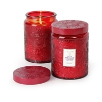 Voluspa's exquisite Goji & Tarocco collection blends ripe goji berries with tart tarocco orange and sweet mango for an exceptional fragrance that scents your home with lush, alluring elegance. Voluspa's exquisite Goji & Tarocco collection blends ripe goji berries with tart tarocco orange and sweet mango for an exceptional fragrance that scents your home with lush, alluring elegance.