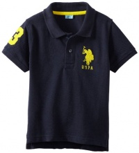 U.S. Polo Assn. Boys 2-7 Solid Short Sleeve U.S. Polo Assn. Boys 2-7 Solid Short Sleeve