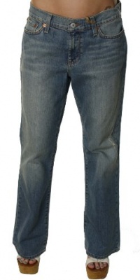 Lucky Brand Women's Sweet'N Low Mid Rise Easy Fit Slight Flare Jeans Blue Lucky Brand Women's Sweet'N Low Mid Rise Easy Fit Slight Flare Jeans Blue