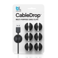 Blue Lounge Design CD-BL CableDrop Cable Management System for All Cables up to 5/16-Inch - Black Blue Lounge Design CD-BL CableDrop Cable Management System for All Cables up to 5/16-Inch - Black